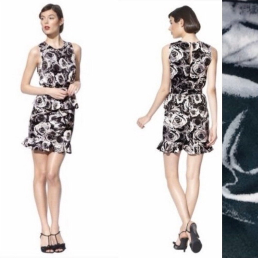 KATE YOUNG for Target ROSE Ruffle DRESS Size 2 - Picture 9 of 13